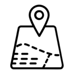 icône plan marqueur carte