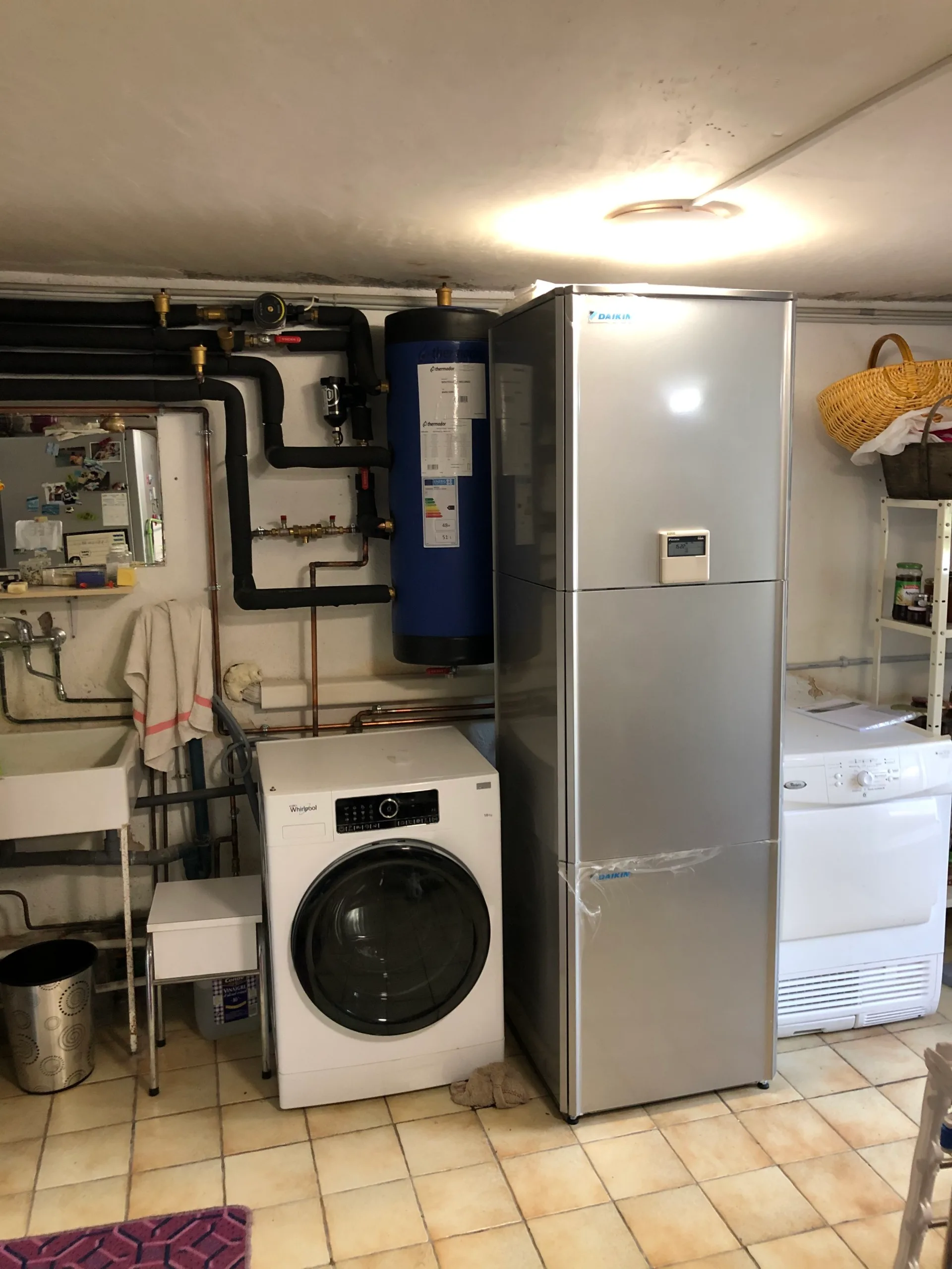 Pompe à chaleur air / eau Daikin installée par Techniclim 21